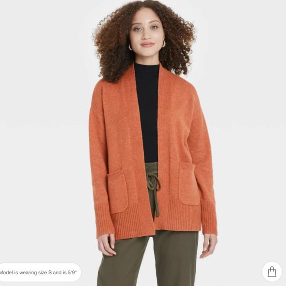 Cozy Rust-Color Cardigan - Picture 3 of 11